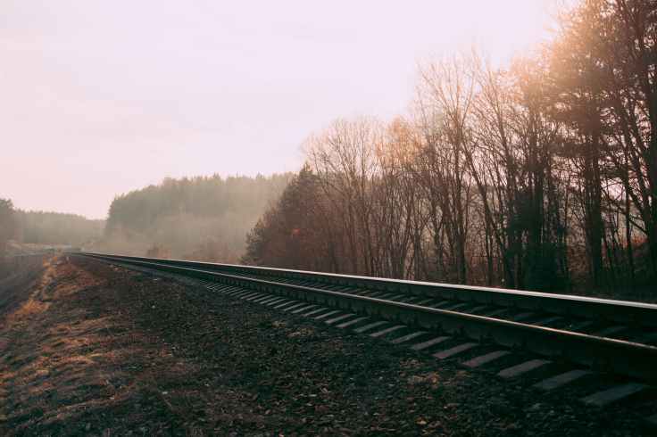 train rails photography